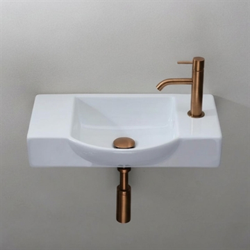 Piatto Due 55x32  - Liten servant med plass til såpe 